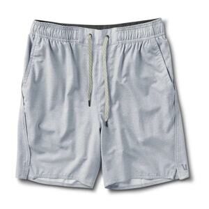Vuori Trail Runner Shorts 6” Lined Activewear In Gray White Size Large